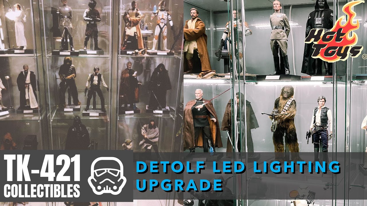 Upgrading 8 (eight) DETOLF Cabinets with Cefrank LED Light Strips!!