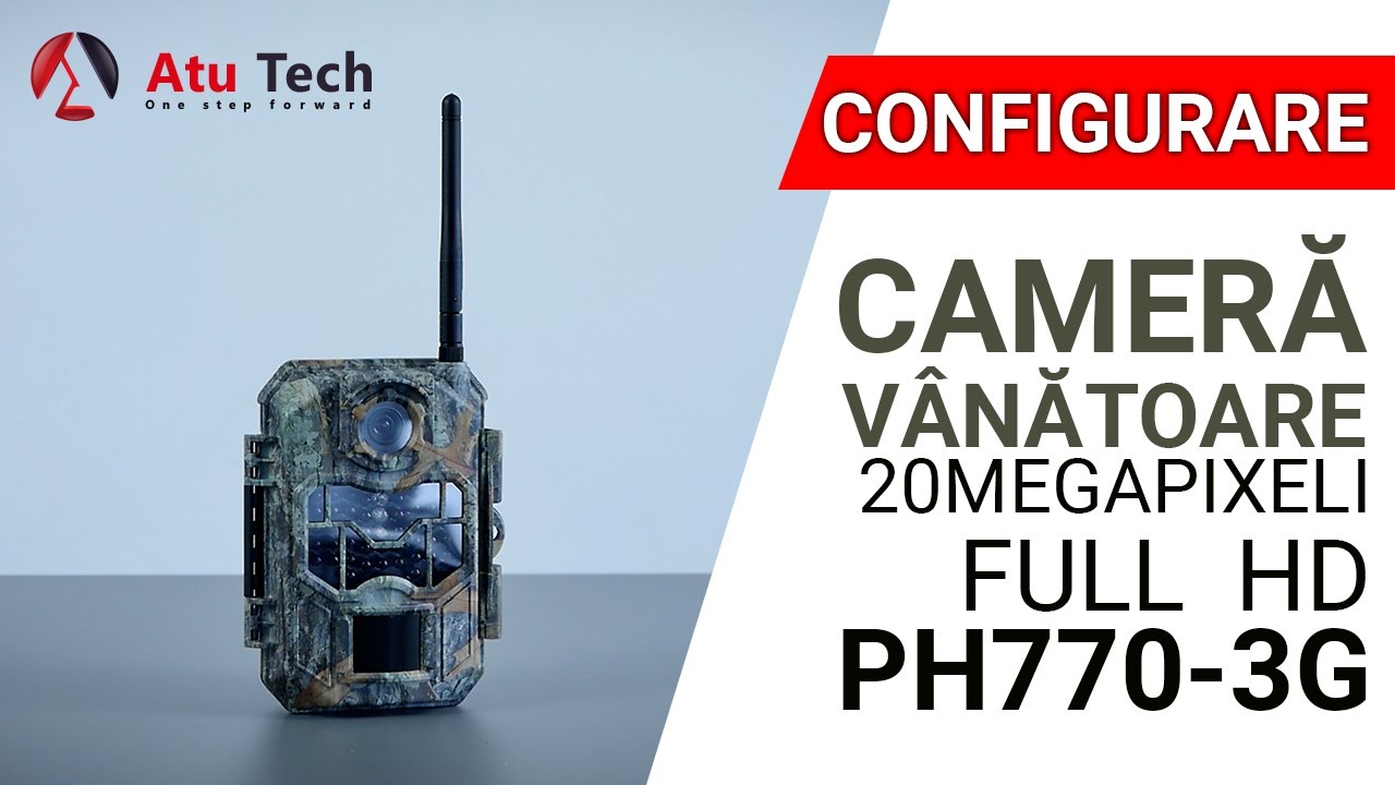 Cum sa configurezi camera de vanatoare PH770-3G 20MP SPION FULL HD  3G  pe smartphone prin  MMS
