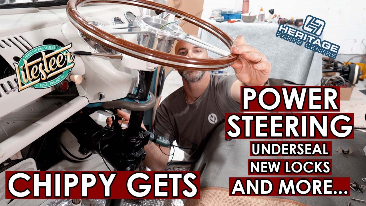HOW TO FIT POWER STEERING TO A VW T1 SPLIT SCREEN CAMPER, and rebuild the steering box!