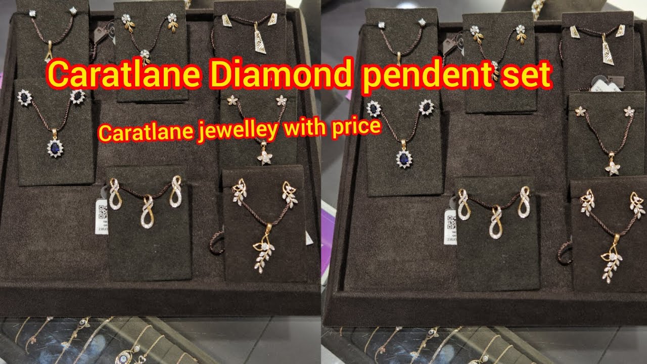 caratlane jewelley with price |caratlane Diamond pendent set