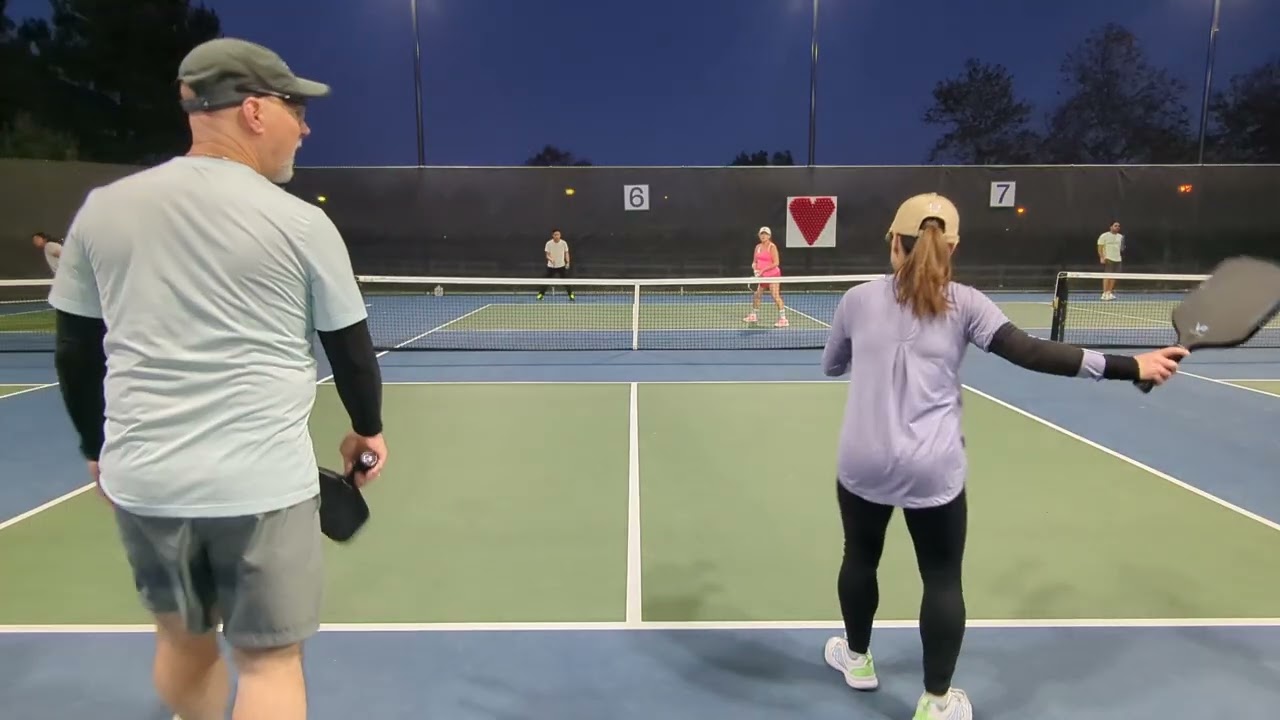 Eric, Kristi vs Ping, Mike 2.22.26 #pickleball Set 2 at Mountain View Park, Eastvale, CA