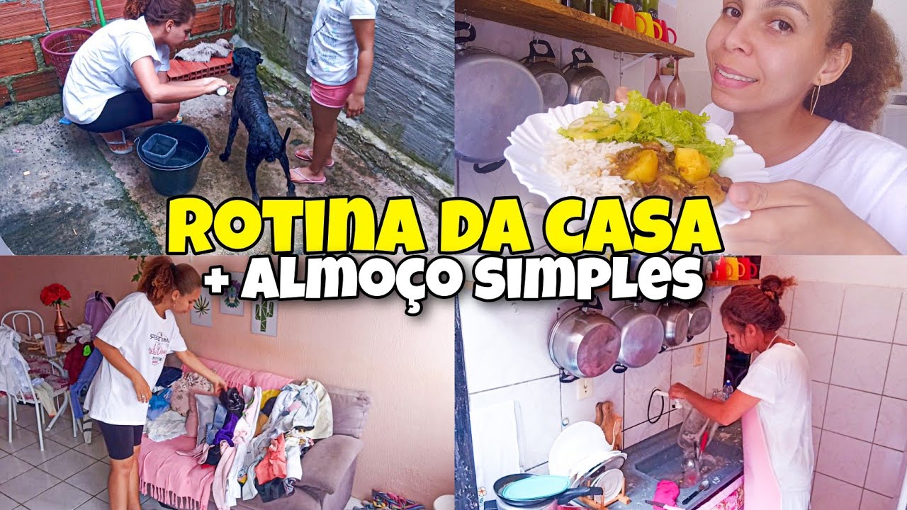ROTINA DE UMA DONA DE CASA SIMPLES | fazendo almo&ccedil;o | minha rotina di&aacute;ria