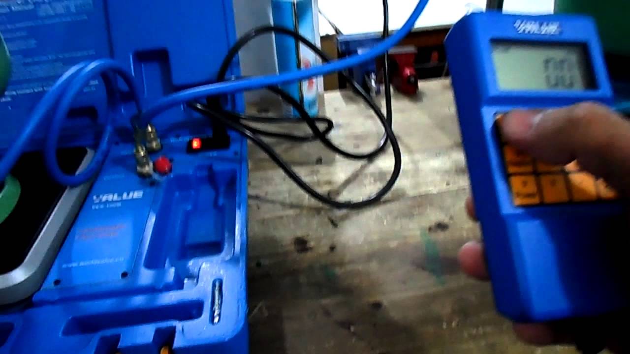 aire acondicionado como usar y cargar gas con balanza value con corte