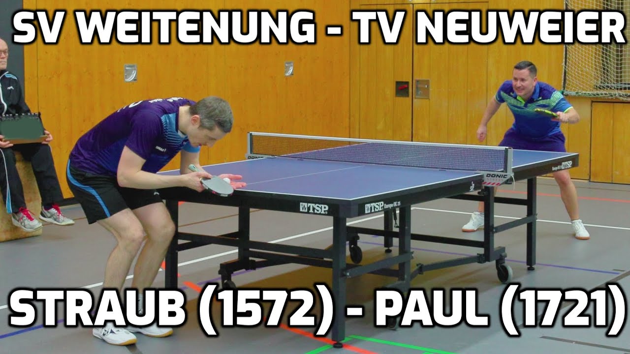 SV Weitenung - TV Neuweier - Straub (1572) - Paul (1721)