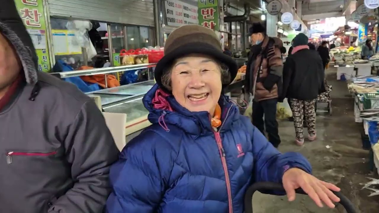 80살시골엄마 동태포 미리사서 싹 ~돌려야징 북부시장  오일장 전통시장