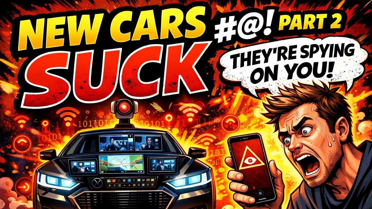 They're Spying on You! Why New Cars Suck Part 2 - Real Talk with Scotty B Episode 9