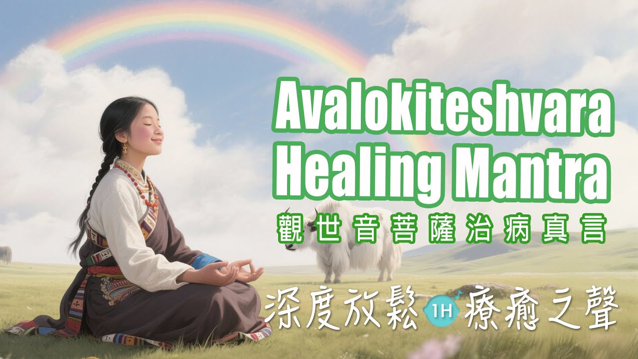 《觀世音菩薩治病真言》✨1H 恢復元氣、深度放鬆、自癒身心的菩薩曲 🎧 1小時深度療癒冥想｜Avalokitesvara Healing Mantra