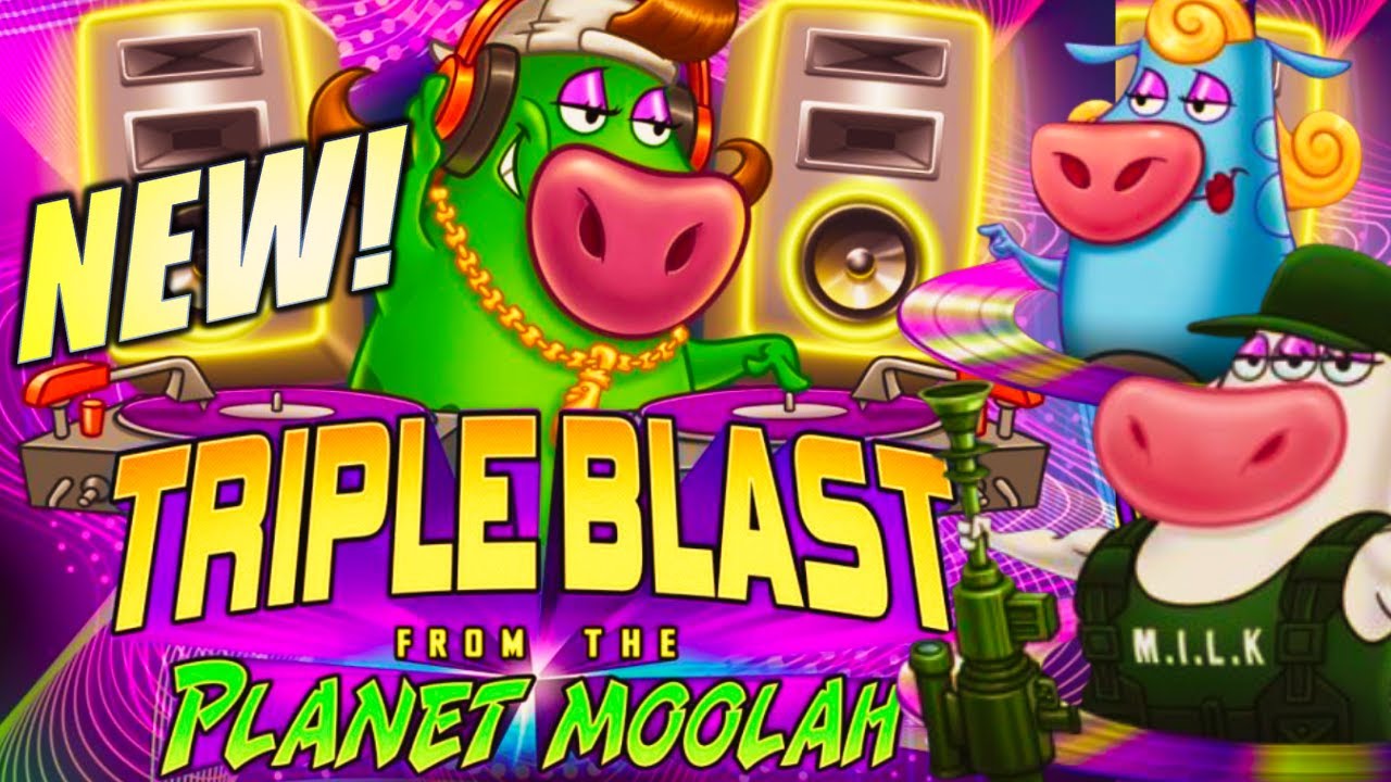 ★NEW SLOT!★ TRIPLE POP!!! TRIPLE BLAST FROM THE PLANET MOOLAH Slot Machine @PEPPERMILL CASINO (L&W)