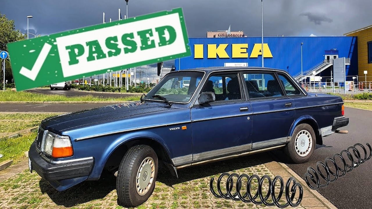 Volvo 240 gets a Coil Spring Swap (Wagon springs were a disaster)