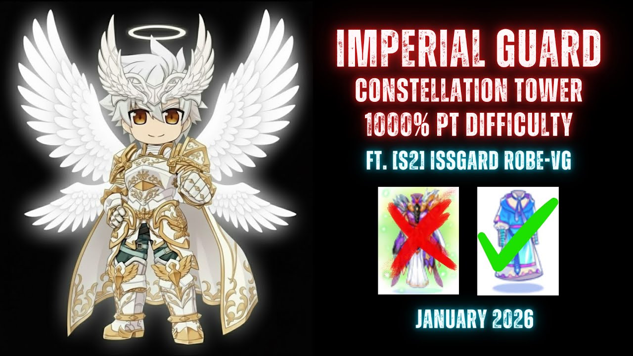 iRO Chaos - Imperial Guard vs 1000% Constellation Tower | (Gen. Ray/Cross Rain) ft. Issgard Robe-VG