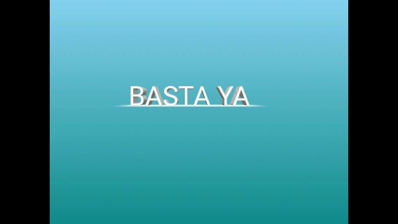 BASTA YA - Visión Juvenil