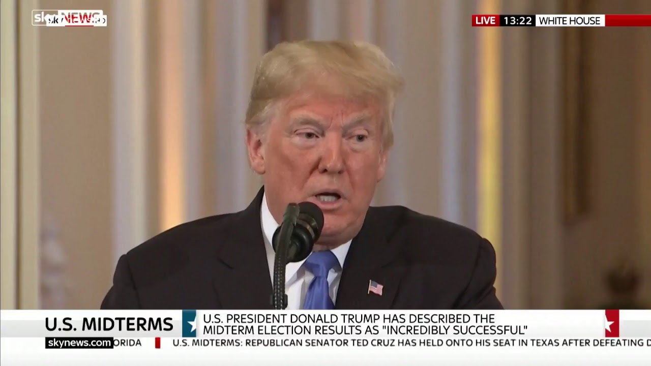 Trump holds press conference after mixed night at midterms