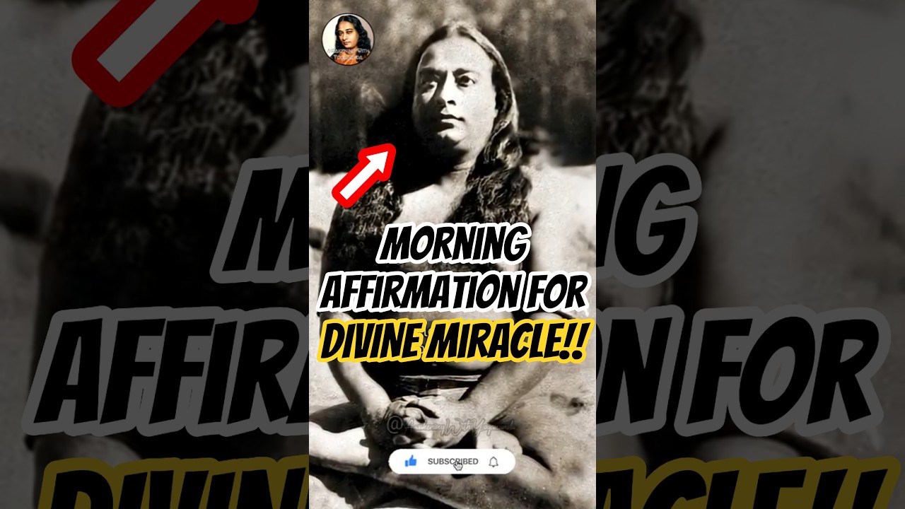 Positive Morning Affirmations - Paramahansa Yogananda