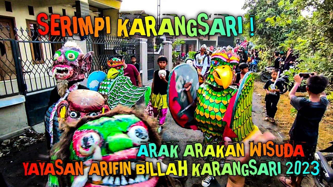 Serimpi Karangsari Di Arak Arakan Wisuda Yayasan Arifin Billah Desa Karangsari 2023❗