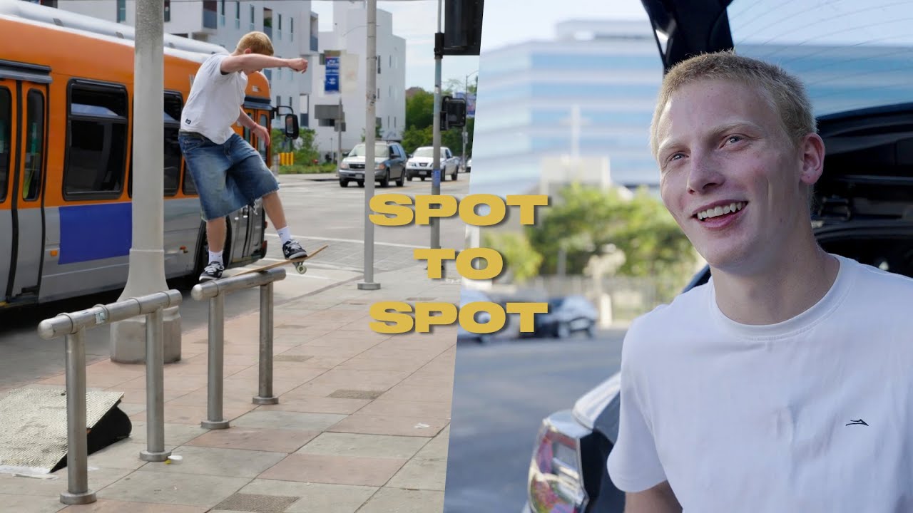 Roman Hager Takes on L.A. Skate Spots — Frogtown, Boyle Heights & Downtown Jump Test | Spot to Spot