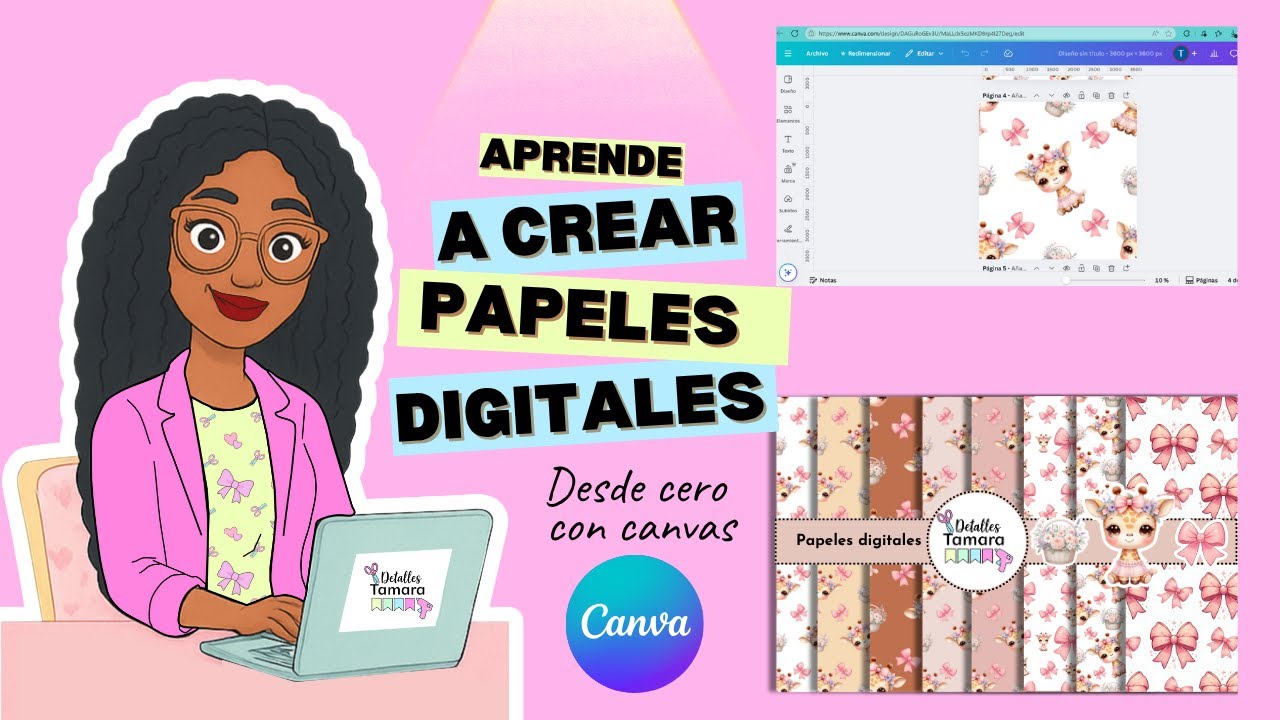 CÓMO CREAR PATRONES  PARA CREAR TUS PAPELES DIGITALES