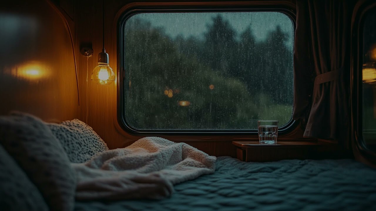 Rain's Embrace: Soothing Melodies for Relaxation, Stress Relief, and Tranquil Reflections