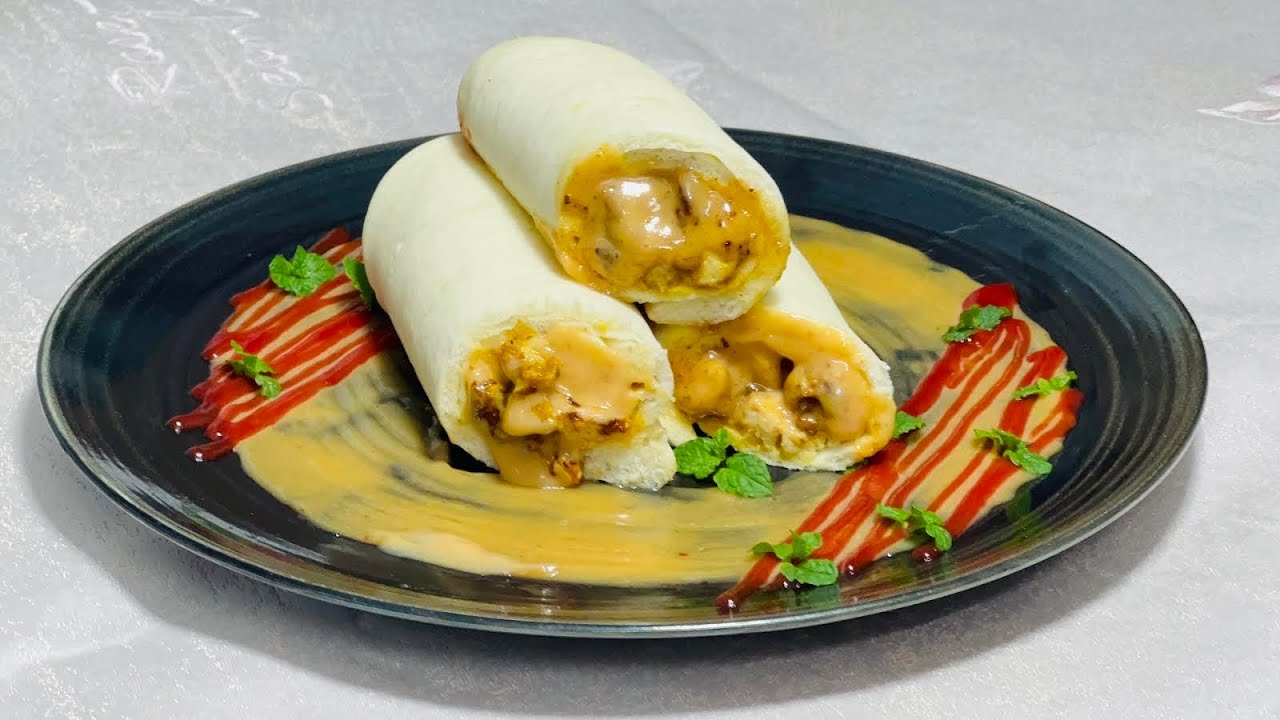 How To Make Shawarma At Home | Chicken Shawarma Arabic Style | Homemade  Pita Bread & Shawarma Sauce
