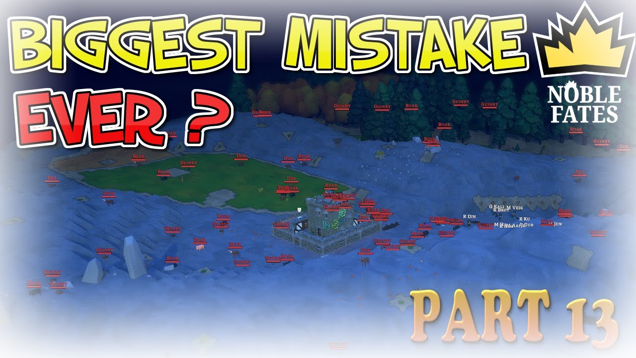 Noble Fates Riverlands Ep 13: BIGGEST QUEST MISTAKE EVER! Rabid Animals WIPEOUT?!💀🐗😱