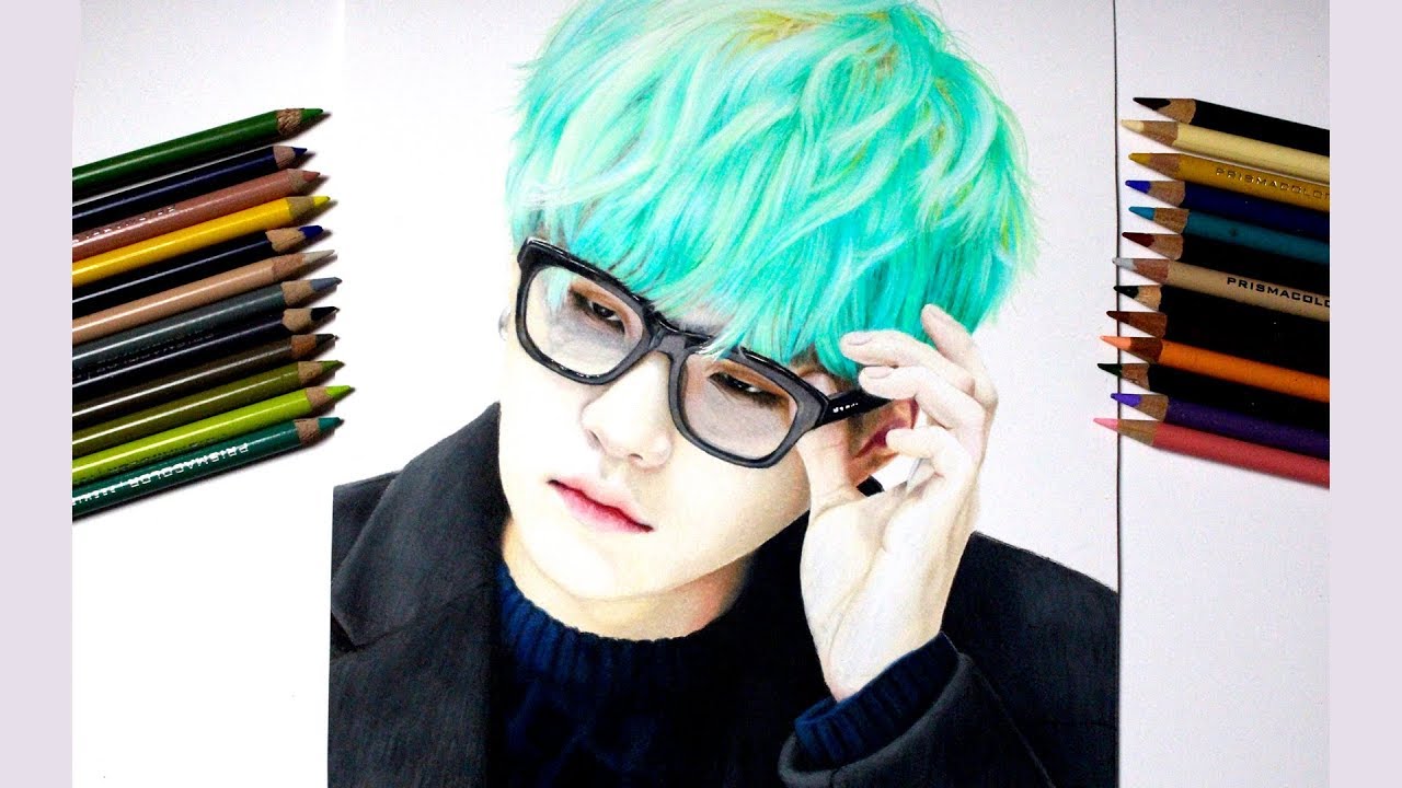 BTS - SUGA DRAWING TIMELAPSE