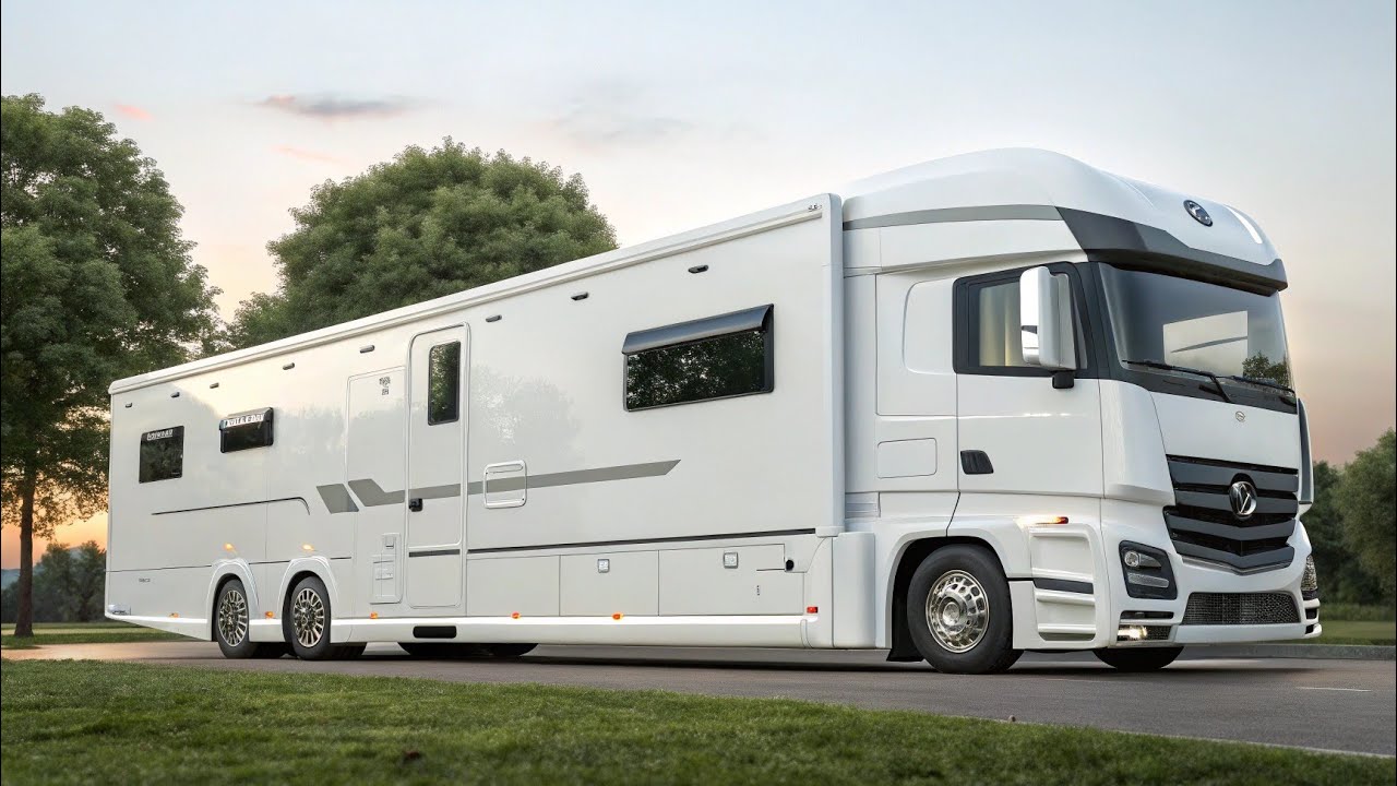 Front View Power | 2026 BMW Motorhome Truck With Tower-Like Design