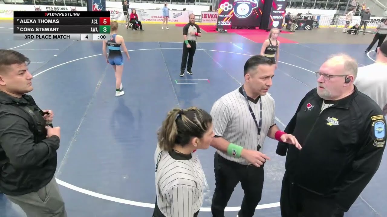 Cora Stewart vs Alexa Thomas: 2025 16U Girls Folkstyle Nationals: 105 Ibs 3rd Place Bout