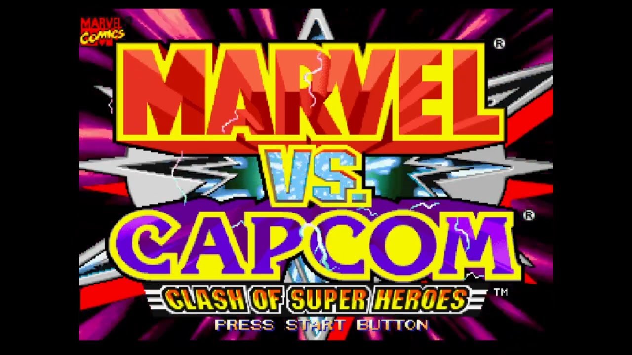 Marvel vs  Capcom - Clash of Super Heroes - Sega Dreamcast - Intro & Title Screen