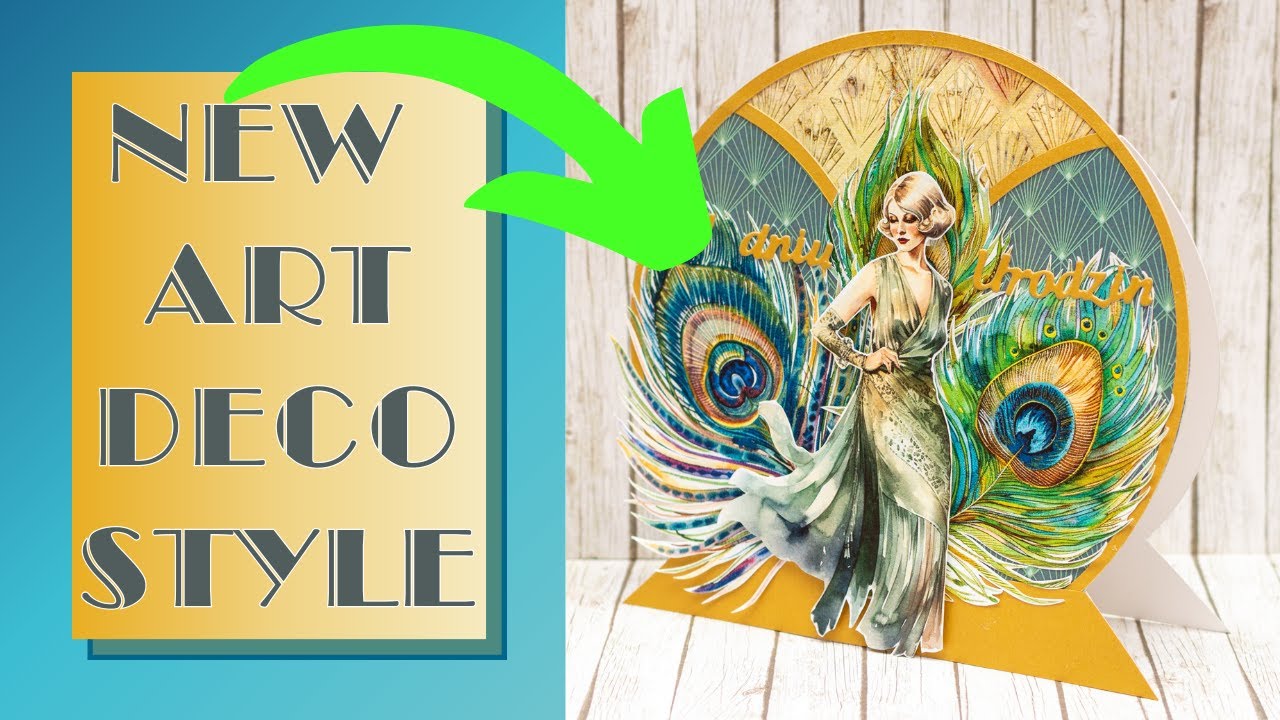 NO CUTTING DIES ART DECO GLOBE CARD TUTORIAL #relativelythoughtful