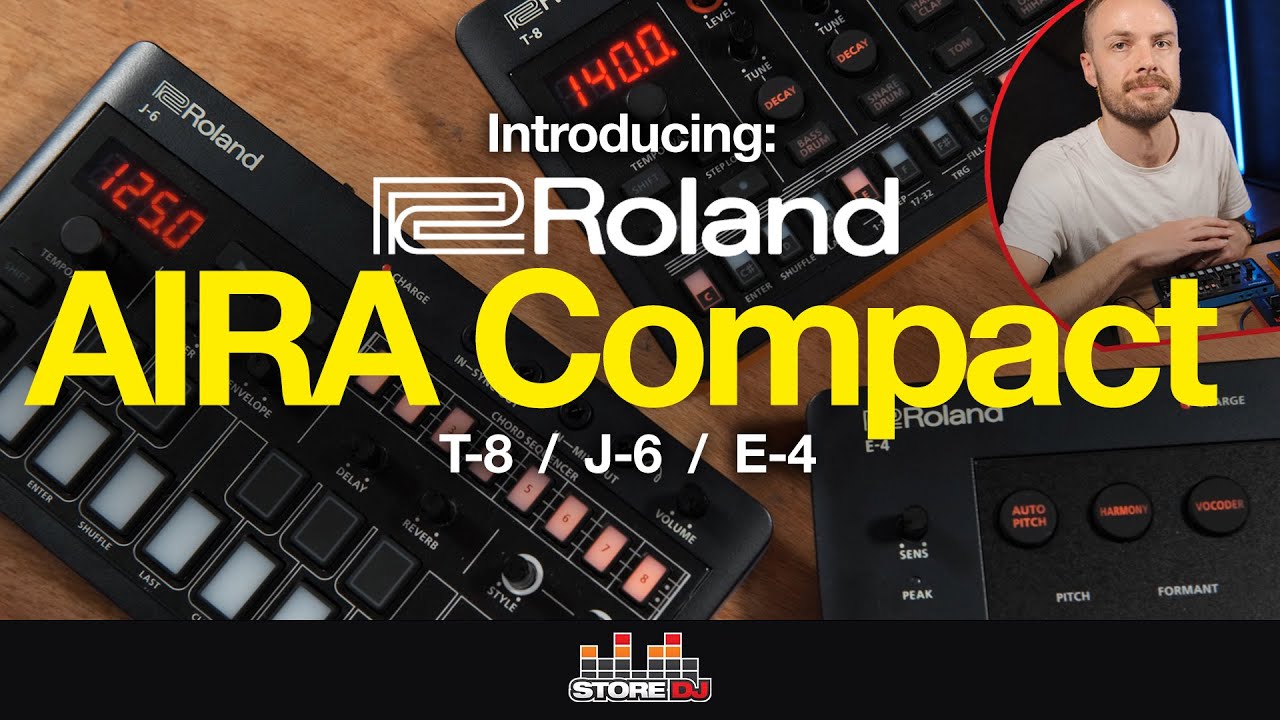 Представляем: серия Roland AIRA Compact — мощный звук в ультрапортативном форм-факторе!