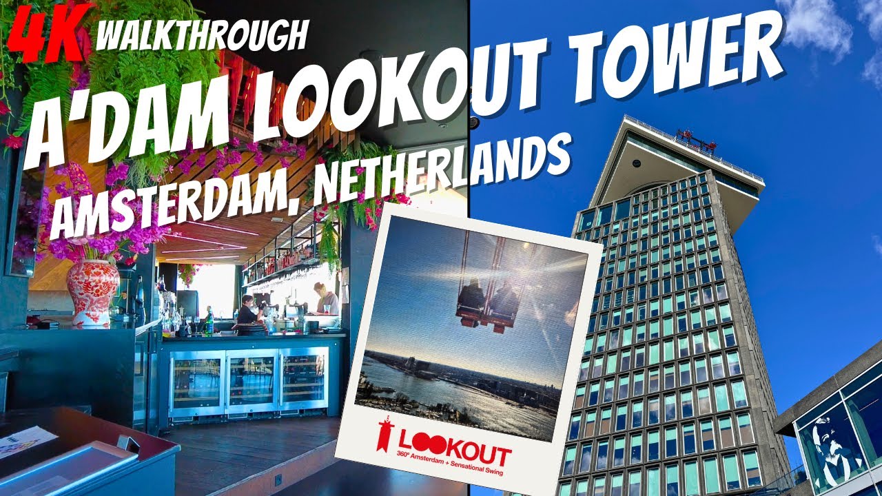 A'DAM Lookout Tower Full Walkthrough | Amsterdam