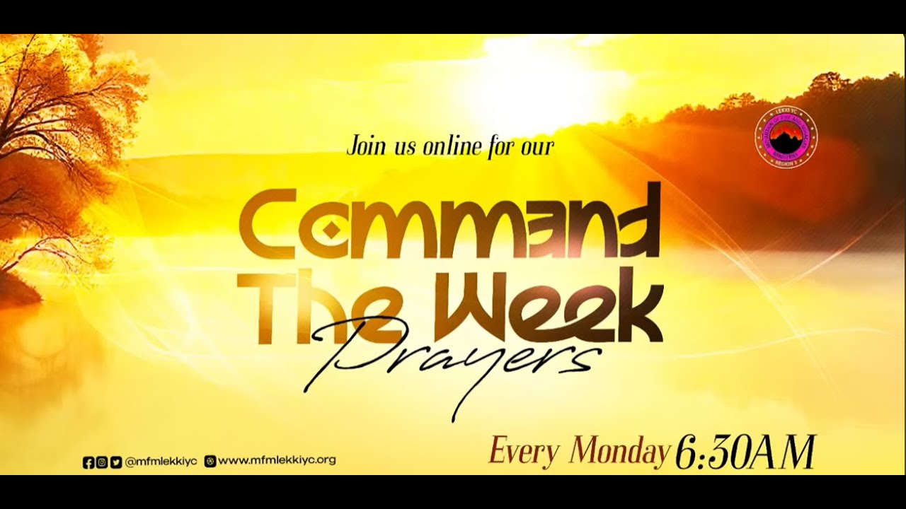 Command The Week Prayers | Virtual Gathering | 12th January, 2026