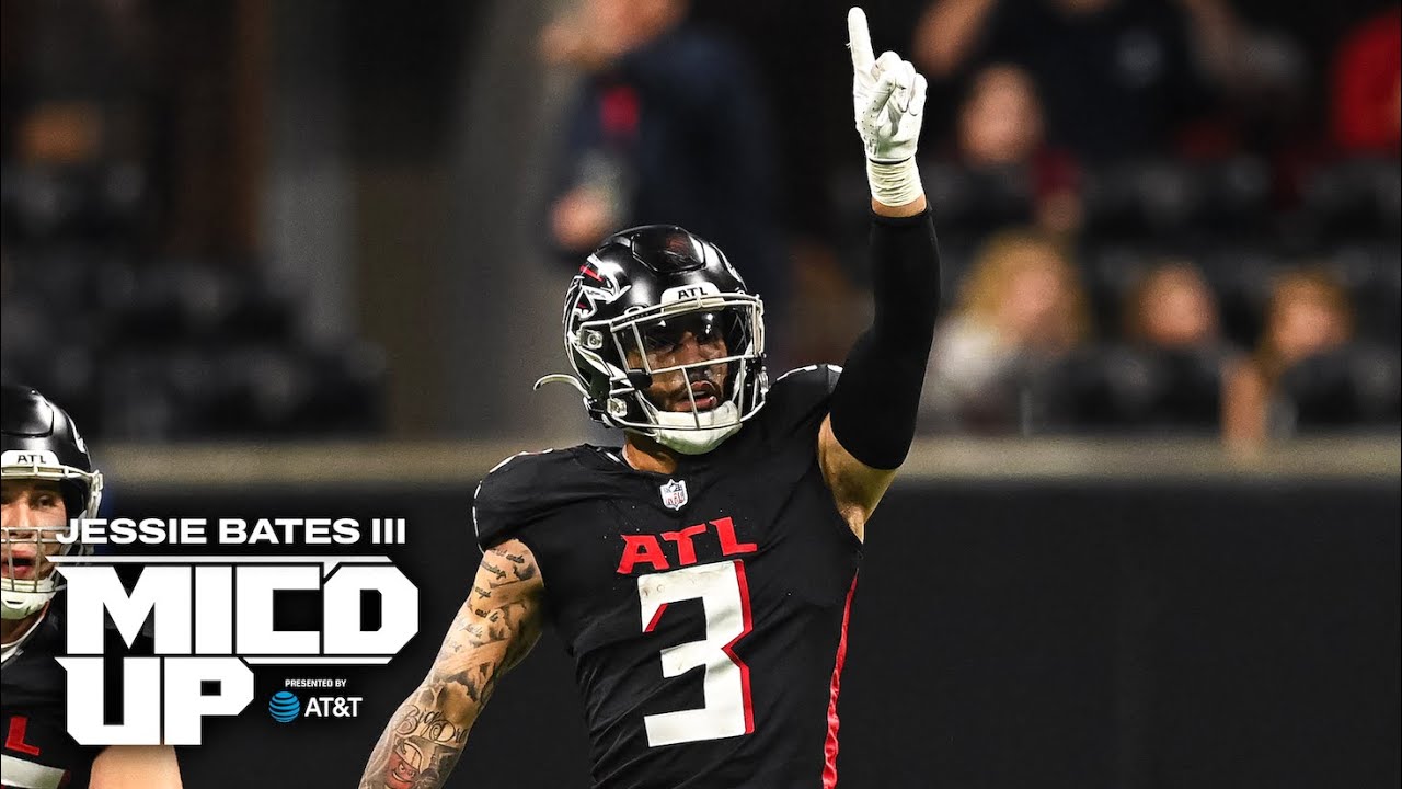 Jessie Bates III leads Falcons defense in mic'd up game against the Bucs