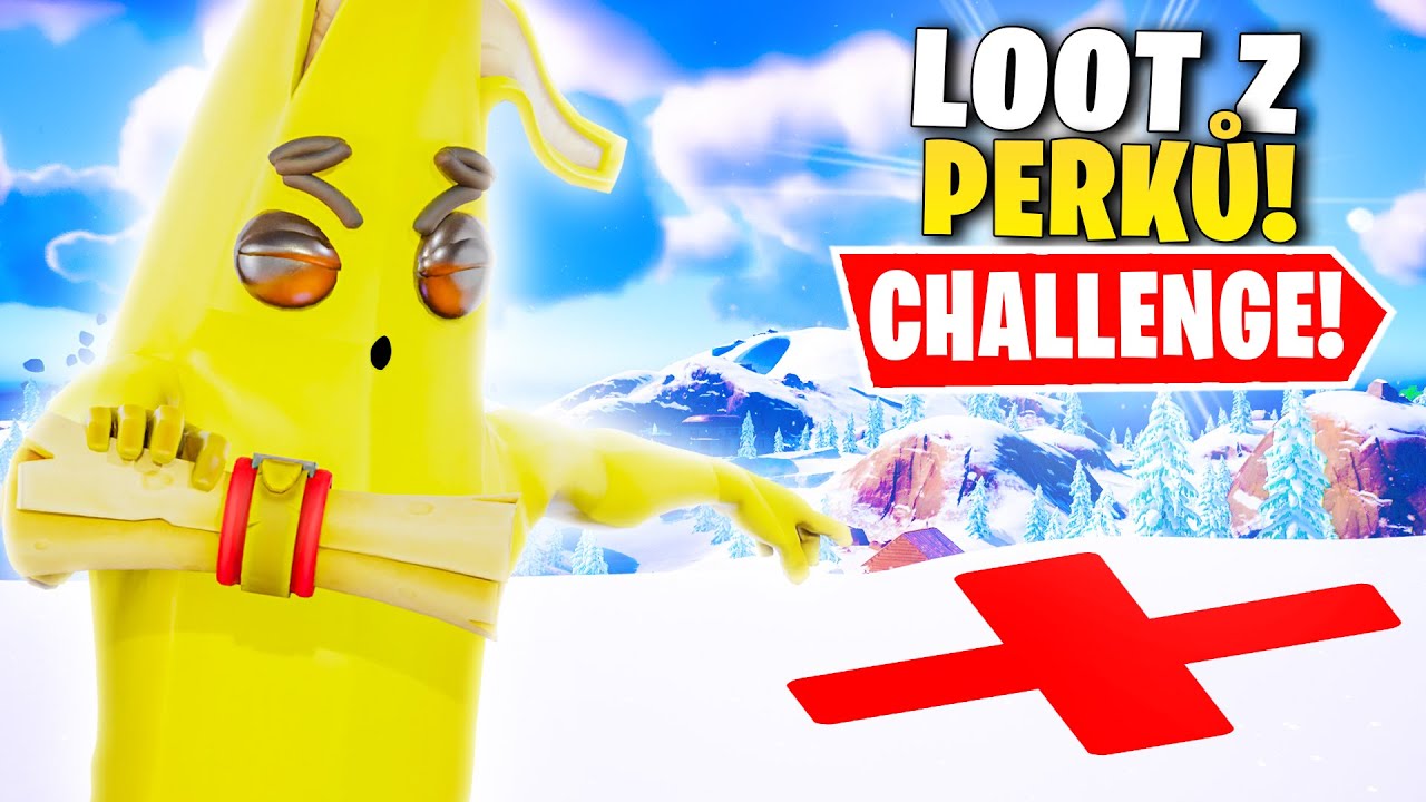 HARDCORE *CHALLENGE* LOOT POUZE Z PERKŮ!!