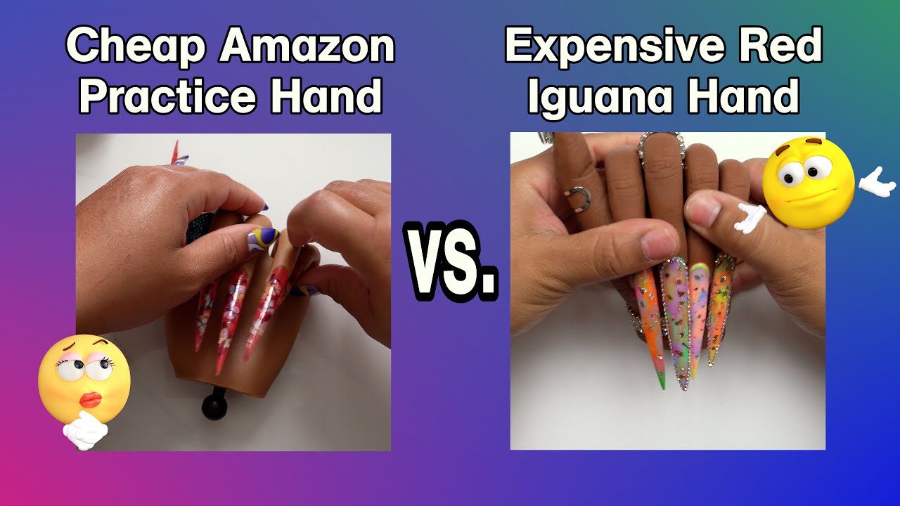 Cheap Amazon Practice Hand vs  Expensive Red Iguana Practice Hand