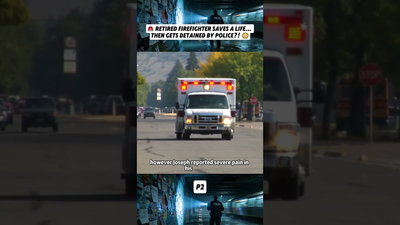 RETIRED FIREFIGHTER SAVES A LIFE..THEN GETS DETAINED BY POLICE?! #usa #police #cops #crime
