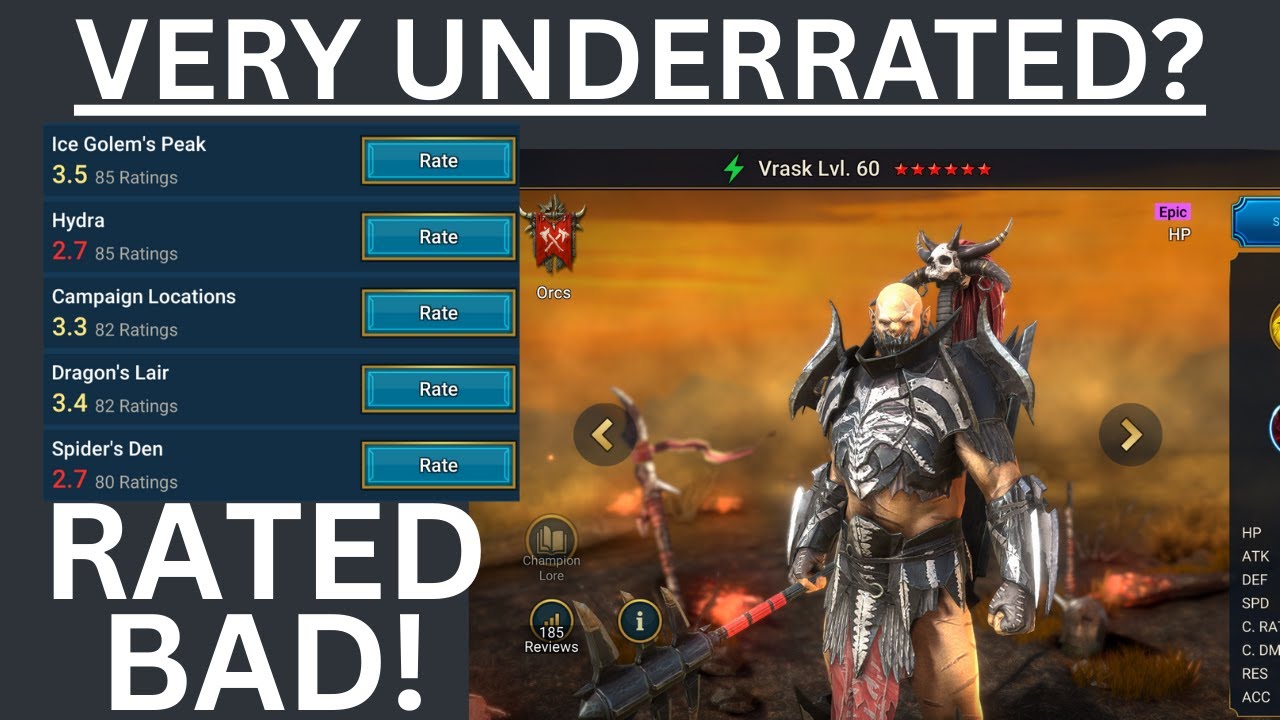HORRIBLY UNDERRATED EPIC CHAMP! | RAID SHADOW LEGENDS