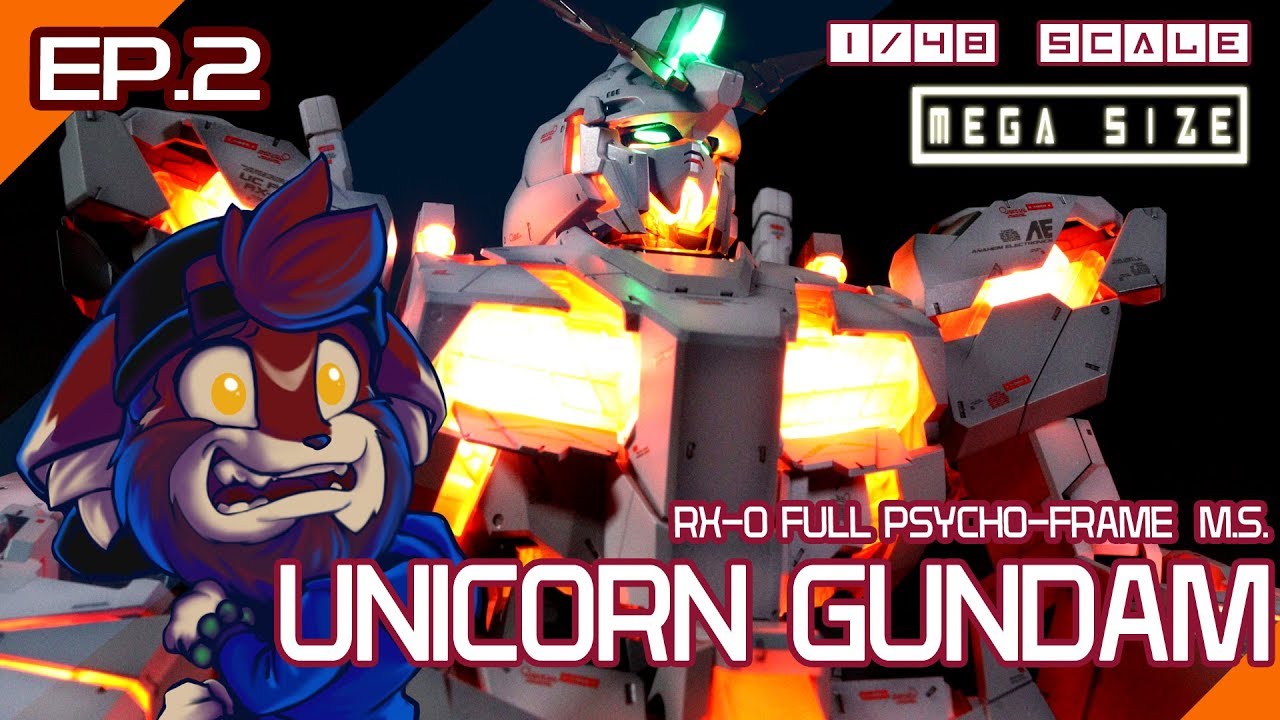 #OtakuBuilder 40th Anniversary Mega Size 1/48 Unicorn Gundam (PART2)