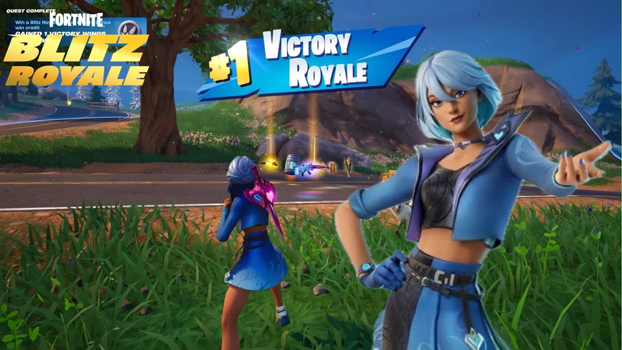 Victory Royale Solo Blitz Royale Fortnite Gameplay Chapter 7