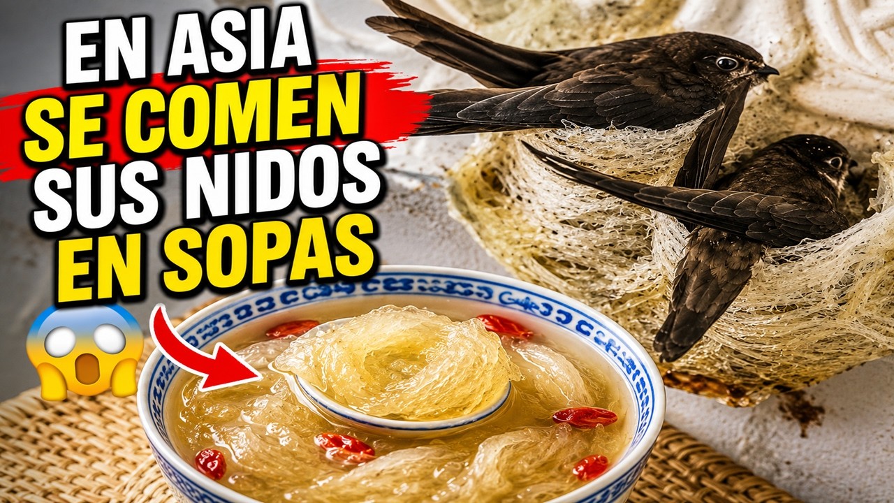 USAN su NIDO para hacer SOPA de Nido de Ave 🫨😱😨