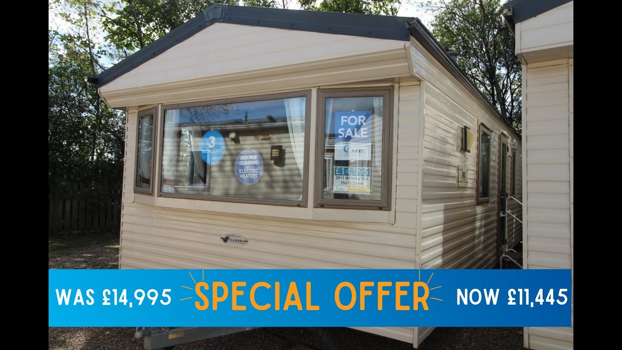 40930 Willerby Rio 35x12 3 bed 2011 Walkthrough Preowned Static Caravan For Sale Offsite