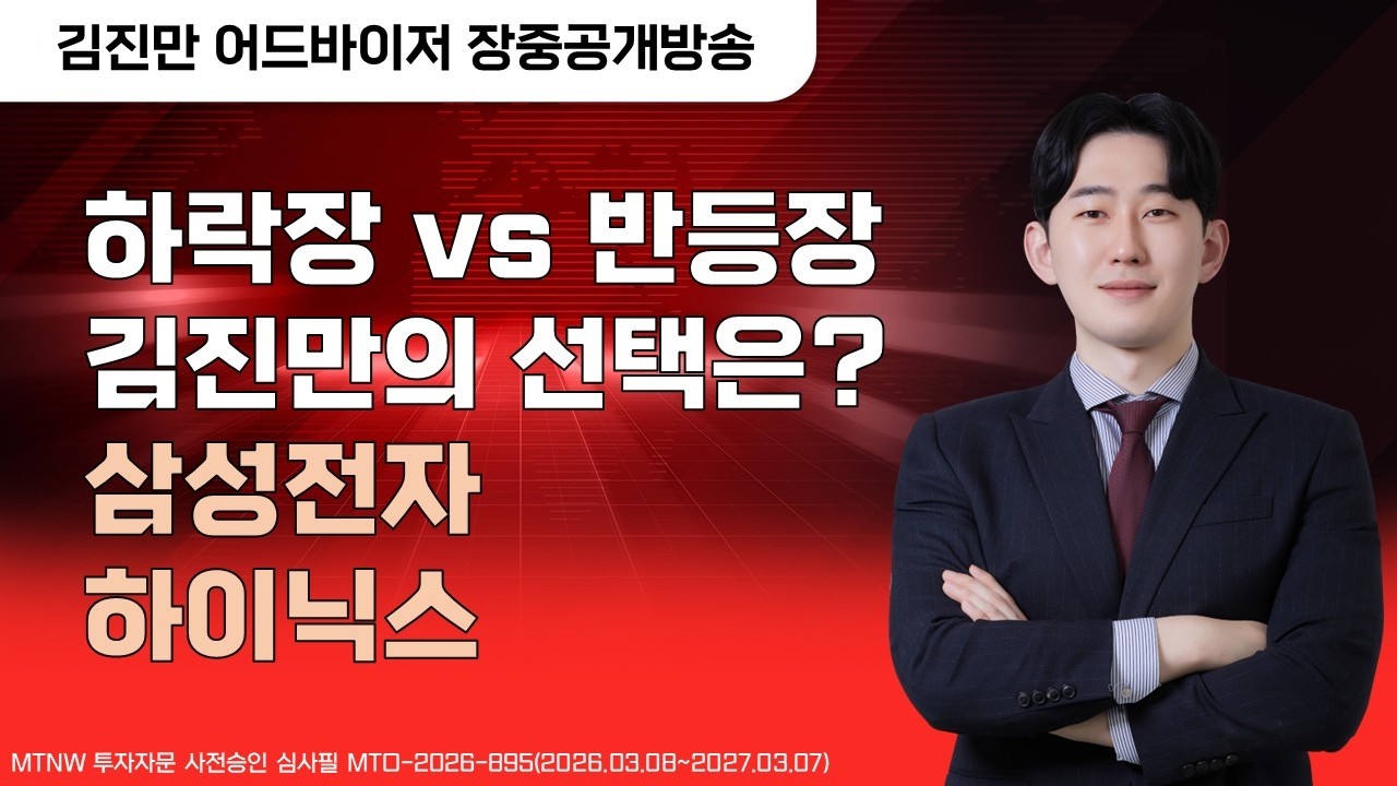 하락장 vs 반등장 김진만의 선택은? ▶김진만◀ [장중공개방송]
