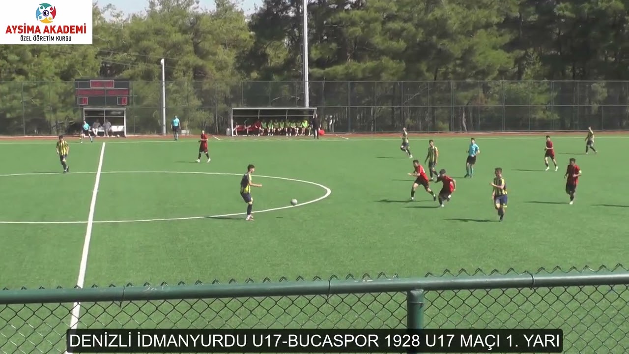 DENİZLİ İDMANYURDU U17 BUCASPOR 1928 U17 MAÇI 1  YARI