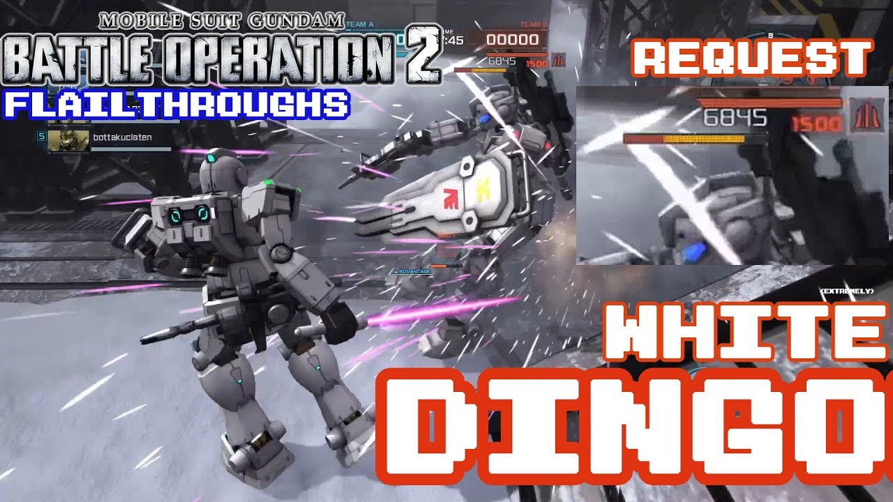 Gundam Battle Operation 2 Request: RGM-79 GM White Dingo WD With Prototype Beam Rifle