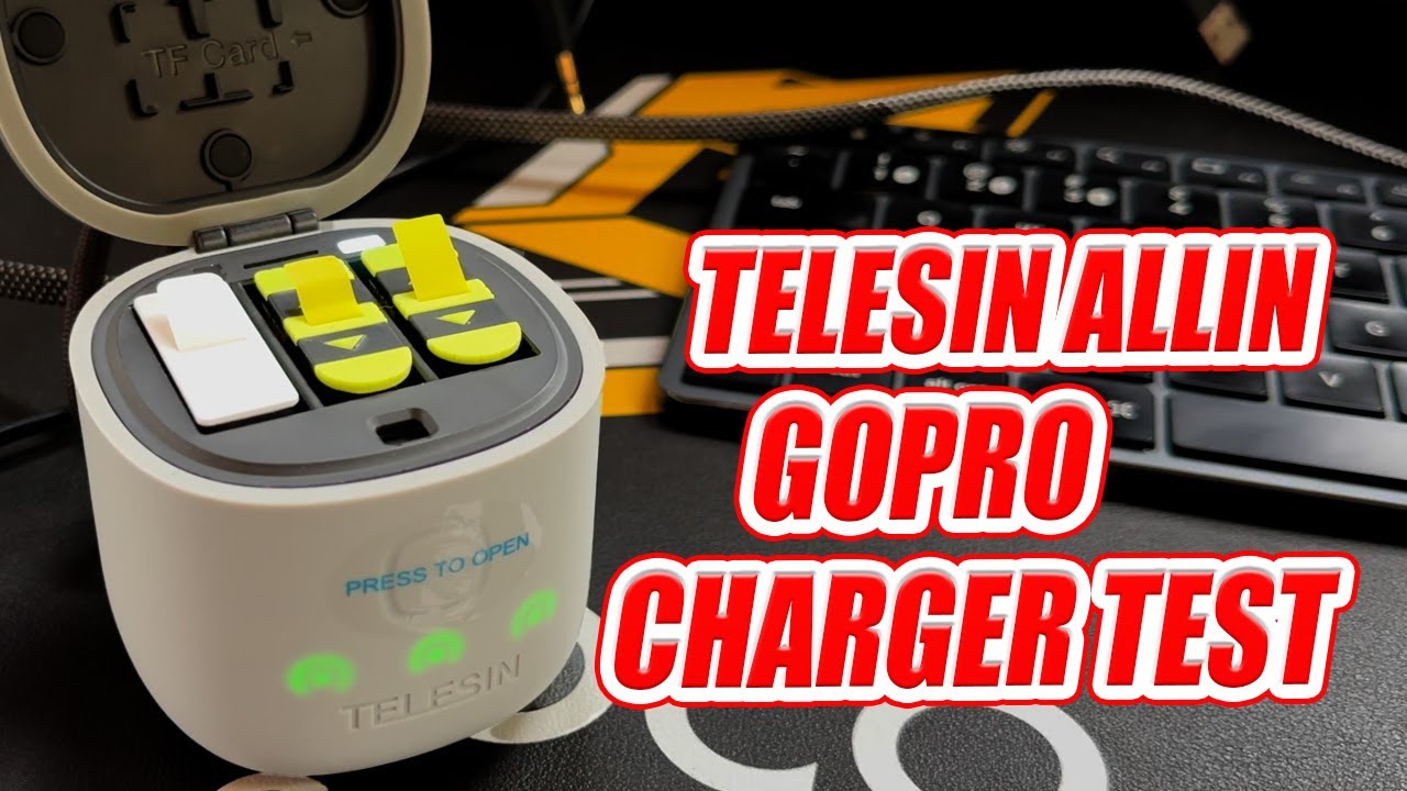 TELESIN Allinbox Charger with Batteries for GoPro Hero 12/11/10/9: Batteries Tested!