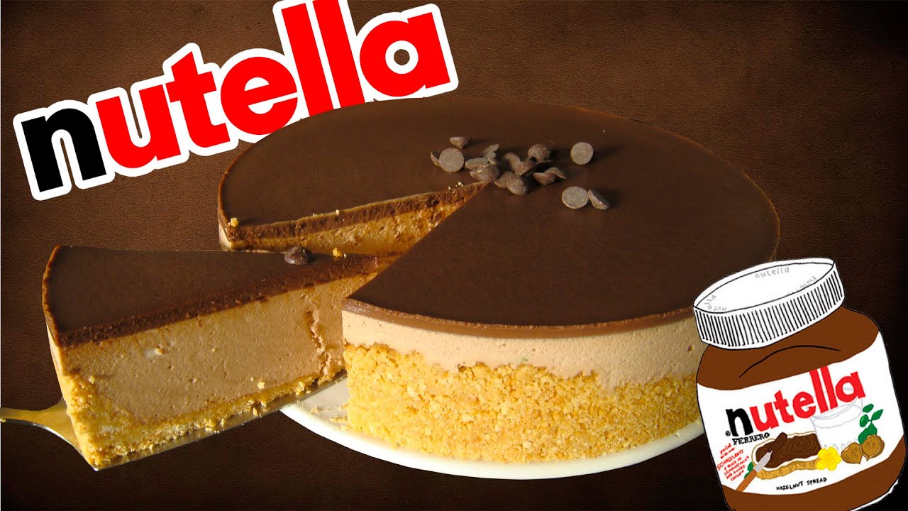 PASTEL DE  NUTELLA  Y QUESO SIN HORNO !!