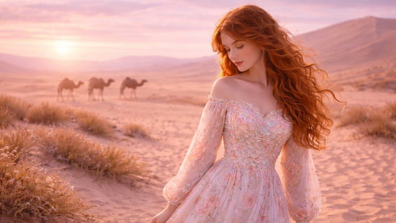 Into the Light of the Sands | A Desert Journey with Gentle Eastern Tones