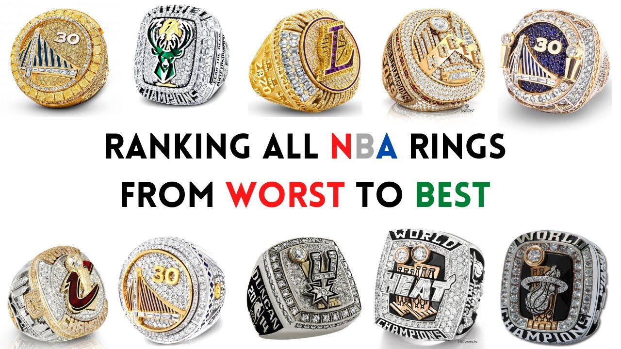 Ranking All NBA Rings WORST to BEST! (2022)
