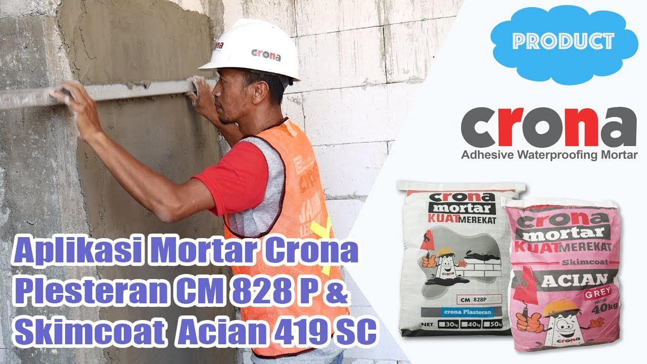 Semen Mortar Plesteran Dan Acian  Instan Crona