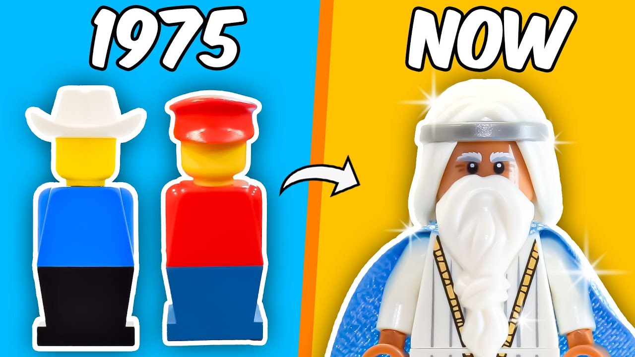 ЭВОЛЮЦИЯ МИНИФИГУРК LEGO...
