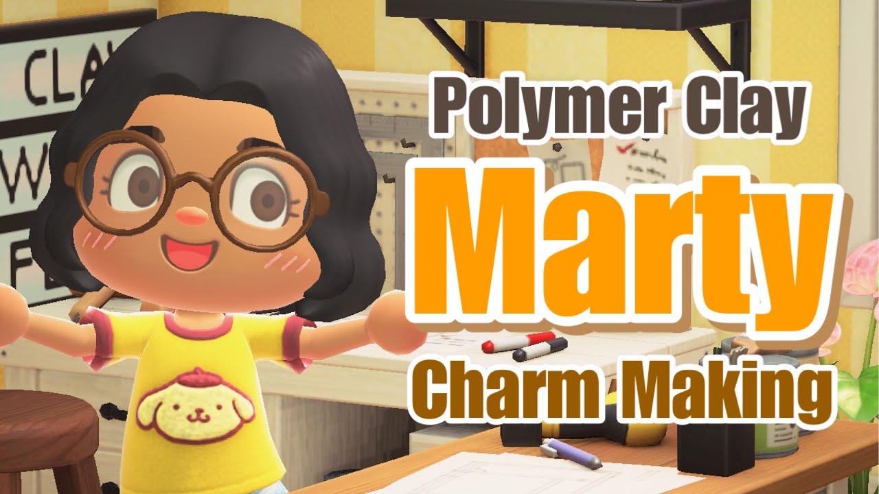 Polymer Clay Marty Charm Making | ACNH